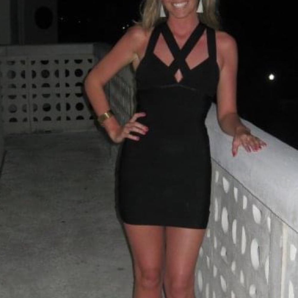 ARMANI EXCHANGE Bondage Dress